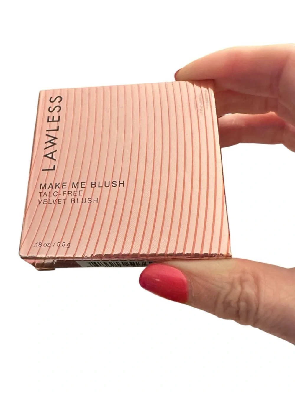 LAWLESS Make Me Blush Talc-Free Velvet Blush Indian Summer BNIB